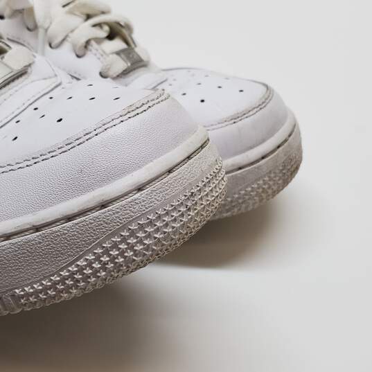 Nike Air Force 1 Low White Sneakers Women's 7.5 image number 4