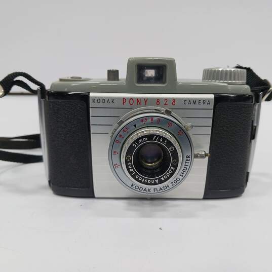 Vintage Kodak Camera with Leather Travel Case image number 2