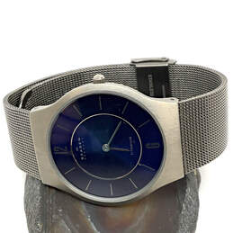 Designer Skagen 233LTTN Silver-Tone Water Resistant Round Analog Wristwatch