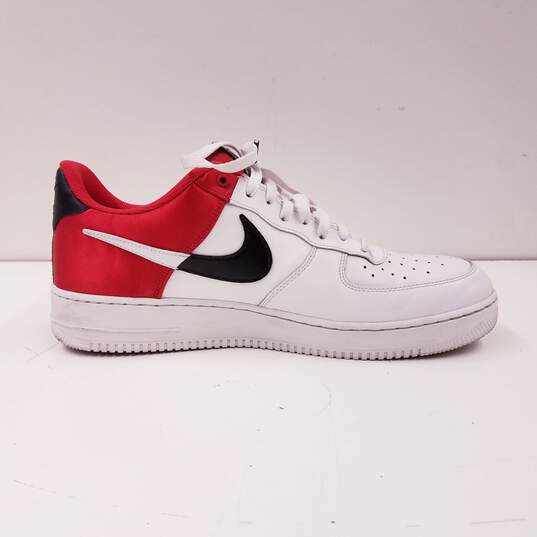Nike NBA x Air Force 1 '07 LV8 Red Casual Shoes Men's Size 15 image number 2
