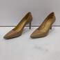 Michael Kors Beige Leather Pump Heels Size 8.5 image number 1