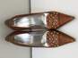 Dolce and Gabbana Women's Brown Pebble Pumps High Heels Size 38.5 (Authenticated) image number 6