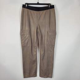 BCBGMaxazria Women Gray Casual Pants SZ L NWT