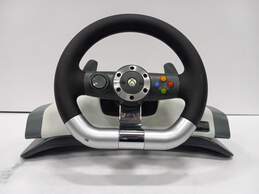 Microsoft Xbox 360 Wireless Racing Wheel With Force Feedback & Pedal Video Game Accessory alternative image