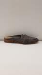 Vince Camuto Kaylana Gray Suede Perforated Mules Loafers US 8.5 image number 1