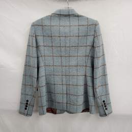 VTG Brooks Brothers WM's Wool Blend & Brown Stripe 3 Button Blazer Size 6 alternative image
