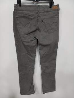 Levi's Gray Slender Straight 526 Jeans Women's Size 14 alternative image