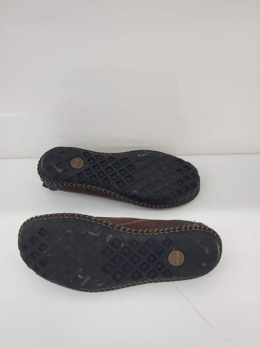 Men'S leather Timberland Front Country Lounger Slipper Size-11 used image number 5