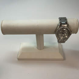 Designer Fossil ES-3202 Cubic Zirconia Chronograph Dial Analog Wristwatch