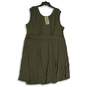 NWT Prana Womens Green Scoop Neck Sleeveless Pullover A-Line Dress Size 3X image number 1