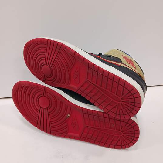 Air Jordan 1 Mid 'Black Gold Red' Air Jordan Sneakers  Air Jordan 1 Size 13 image number 5