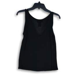 Sutton Studio Womens Black V-Neck Sleeveless Pullover Tank Top Size Medium alternative image