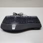 Microsoft Natural Ergonomic Keyboard With Stand 4000 v1.0 USB Wired Untested image number 2