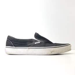 Vans Classic Canvas Slip On Shoes Black 12
