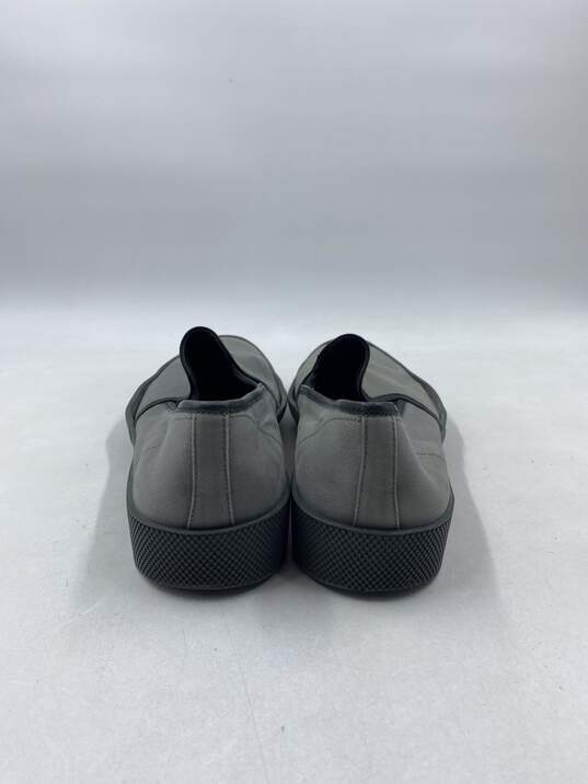 Prada Grey Sneaker Casual Shoe Men 9 image number 4