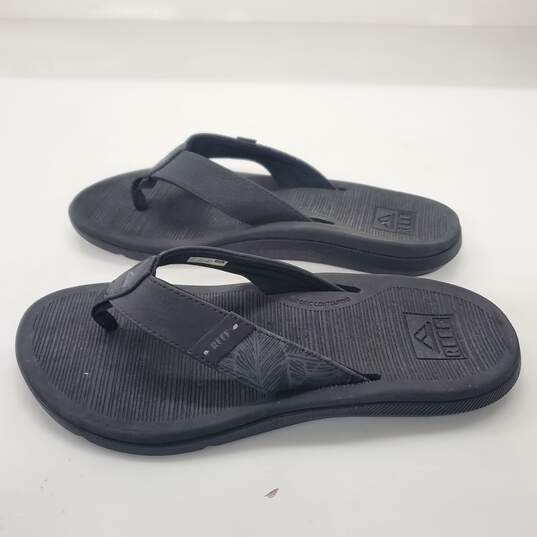 Reef Women's Black Flip Flop Sandals Size 7 image number 2
