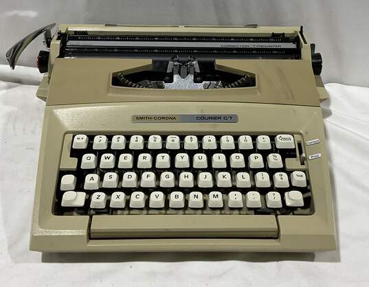 Vintage Smith Corona Courier C/T Typewriter image number 1