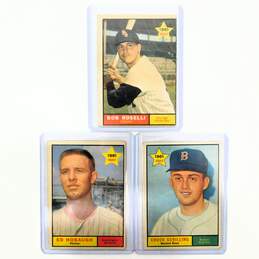 (3) 1961 Topps Baseball Rookie Cards alternative image