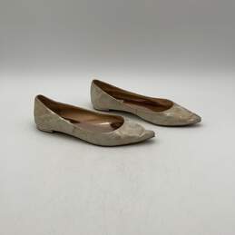 Badgley Mischka Womens Rose Gold Pointed Toe Slip-On Ballet Flat Shoes 8 w/ COA alternative image