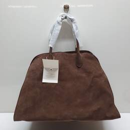The Row Soft Margaux Bag Womens in Suede with Tag
