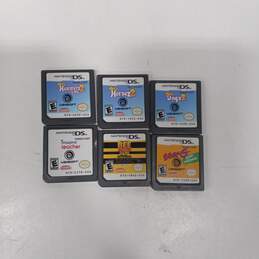 Bundle of 6 Assorted Nintendo DS Video Games