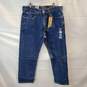 Levi's 505 Regular Straight Leg Dark Blue Jeans NWT Size 34Wx29L image number 1
