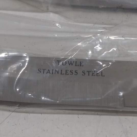 Towle  Stainless Steel  Steak Knives & Case image number 3