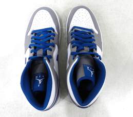 Air Jordan 1 Mid Cement True Blue Men's Shoe Size 12 alternative image