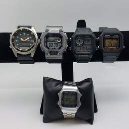 Casio Mixed Models Chrono Quartz Watch Bundle of Five