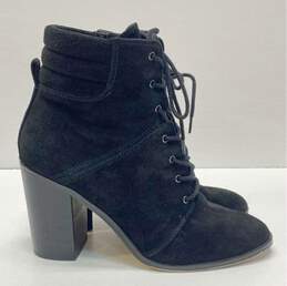 Michael Kors Thatcher Black Suede Boots Women 8