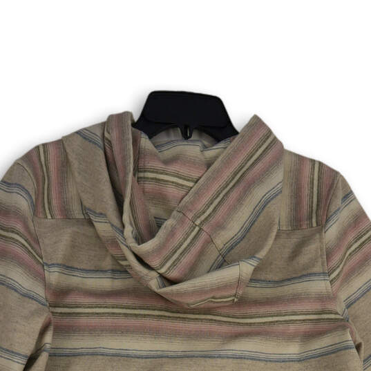 NWT Mens Multicolor Striped Long Sleeve Full-Zip Hoodie Size Large image number 4