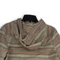 NWT Mens Multicolor Striped Long Sleeve Full-Zip Hoodie Size Large image number 4
