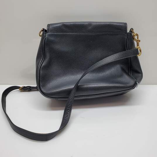 Marc Jacobs Empire City Black Leather Crossbody Bag AUTHENTICATED image number 2