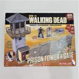 Sealed McFarlane The Walking Dead Prison Tower & Gate Building Set