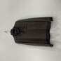 Mens Brown Long Sleeve Mock Neck Quarter-Zip Pullover Sweatshirt Size 6 image number 1