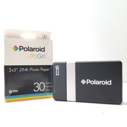 Polaroid PoGo Instant Thermal Printer with Zink Paper image number 1