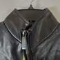 Kenneth Cole Women's Black Leather Jacket SZ S NWT image number 1