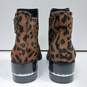 Women's Brown Animal Print Boots Size 7.5 image number 4