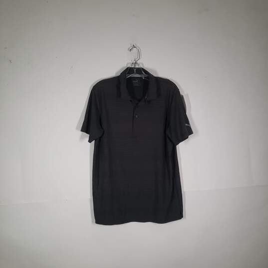 Mens Regular Fit Short Sleeve Collared Golf Polo Shirt Size Medium image number 1