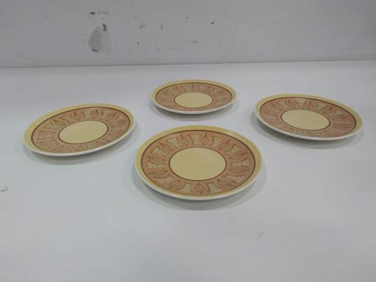 Vintage Bundle of Four Taylor Ironstone Honey Gold Salad Plates image number 1