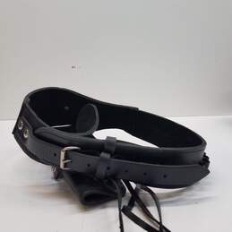 Unbranded Men's Western Cartridge Gun Belt with Holster Black Size 38