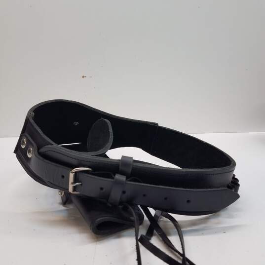 Unbranded Men's Western Cartridge Gun Belt with Holster Black Size 38 image number 1