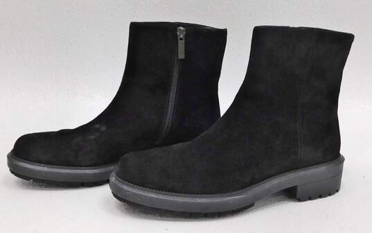 Aquatalia Black Suede Ankle Boot Women's Size 8 image number 2