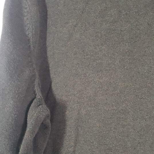 Mens Regular Fit Knitted V-Neck Long Sleeve Pullover Sweater Size Medium image number 3
