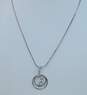 Sterling Silver Contemporary CZ Necklaces 17.5g image number 8