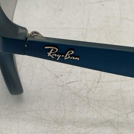 Ray-Ban Mens Andy Gray Blue UV Protection Square Sunglasses With Case image number 4