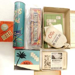 Mixed Vintage Game Lot  Bali Lexicon Lotto Rook  Dominos