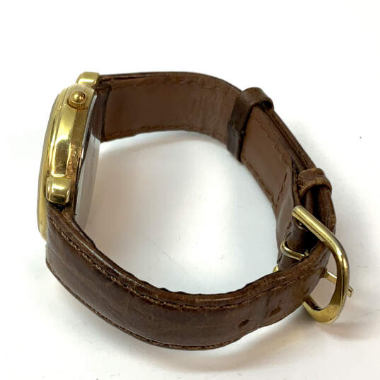 Designer Relic ZR37500 Brown Adjustable Strap Round Dial Analog Wristwatch image number 4