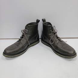 Hawke & Co. Men's Sierra Gray Faux Leather Boots Size 13 alternative image