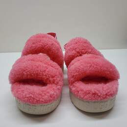 UGG Women's 1120876 Oh Fluffita Sandals Slippers Shoes Pink Rose Sz 8 alternative image